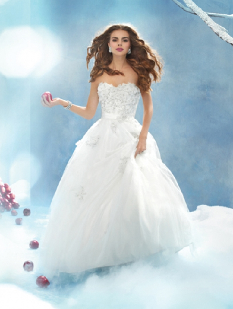 disney snow white wedding dress